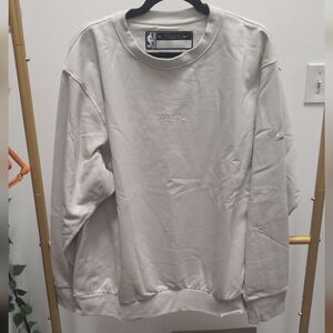 Nike Men's NBA Golden State Warriors Tan Crew neck Sweatshirt Size XL